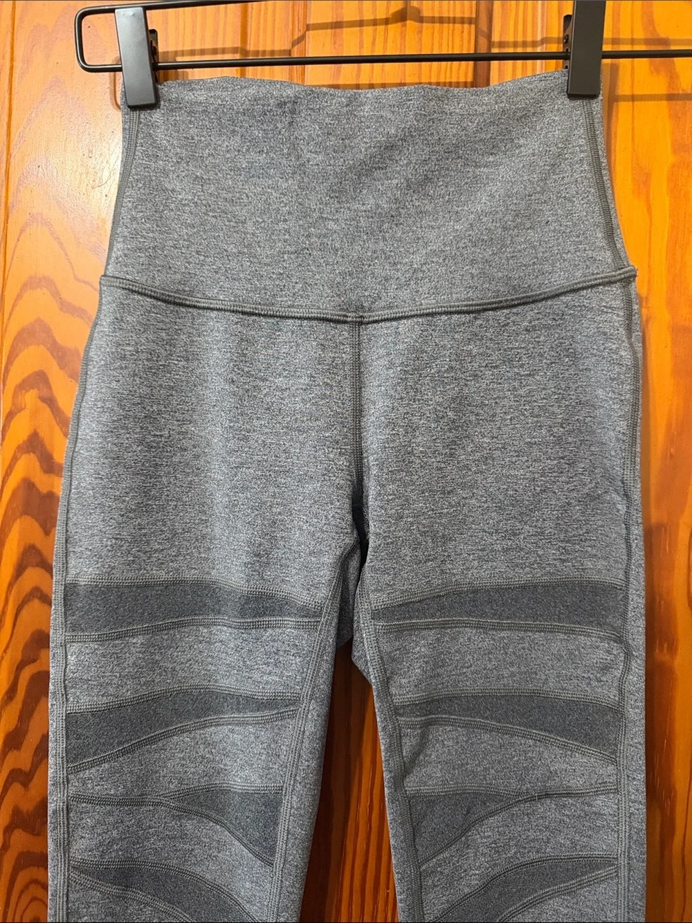 Lululemon Wunder Under Pant Hi-Rise Special Edition Tech Mesh 28 Heathered Black